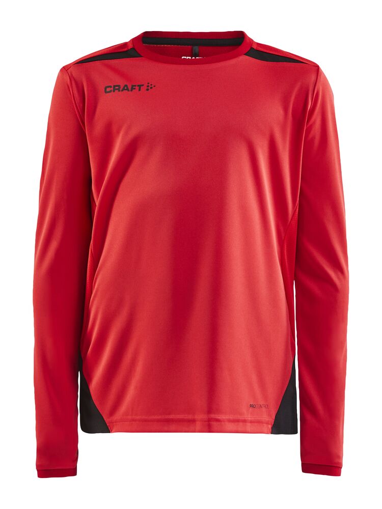 PRO Control Impact Ls Tee Jr från Craft i Bright red/Svart
