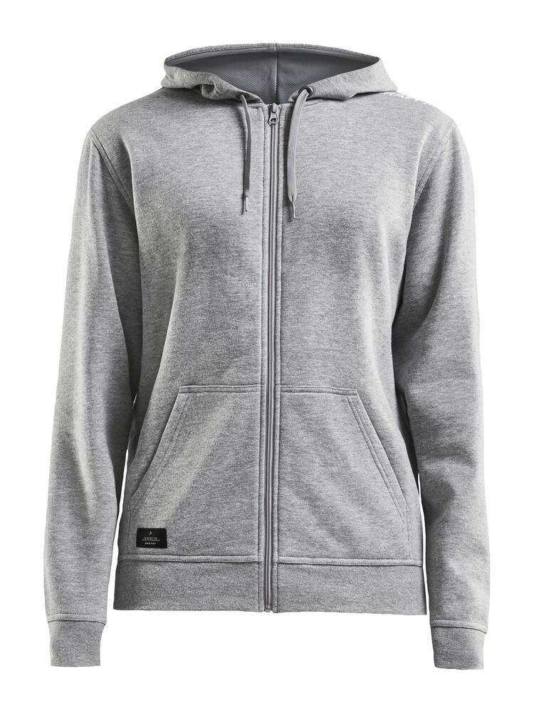 Community FZ Hoodie W från Craft i Grey melange