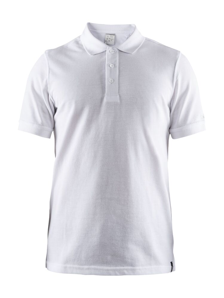 Casual Polo Pique M, mörkgrå melange från Craft