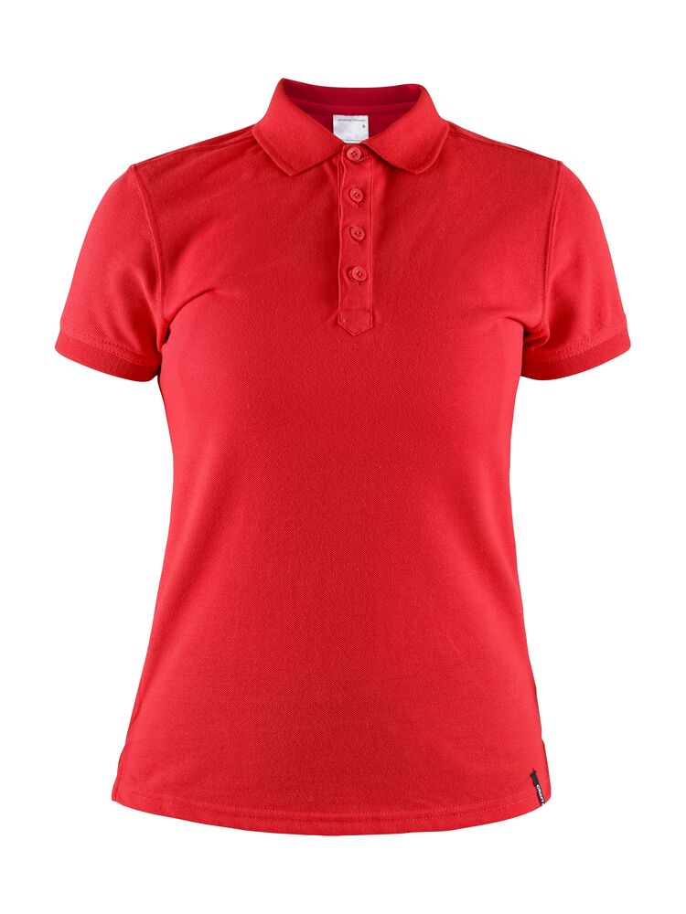 Craft Casual Polo Pique W - BRIGHT RED [430000] / XS