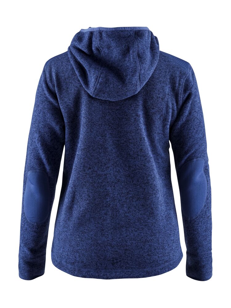 Craft Noble hood jacket W - Deep melange / Deep [381200] / XS