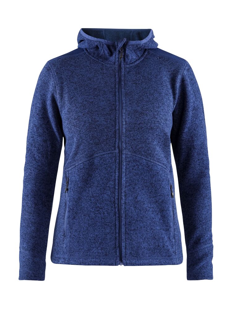 Craft Noble hood jacket W - Deep melange / Deep [381200] / XS