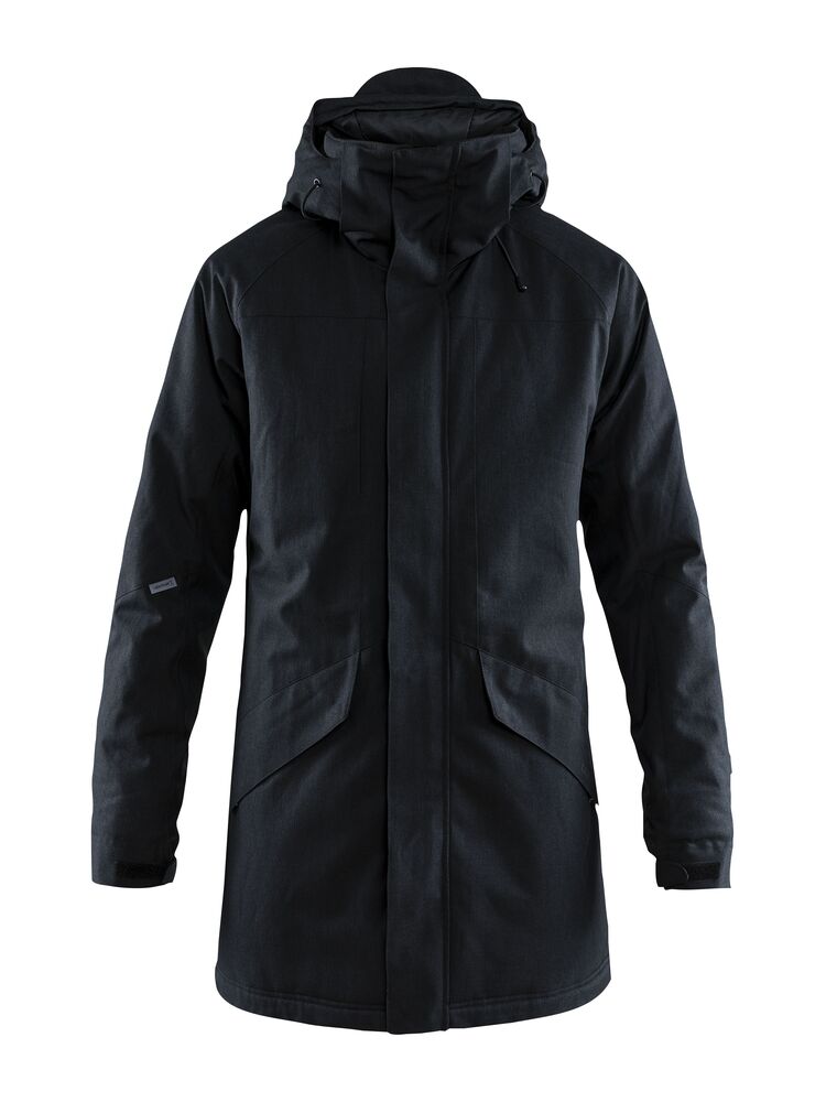 Craft Mountain padded parkas M - Black Melange/Black/Platinum [998999] / S