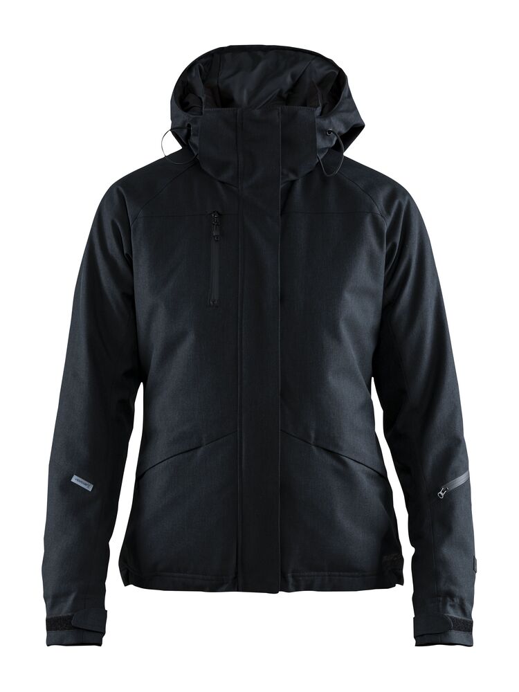 Craft Mountain Padded Jacket W - Black Melange/Black/Platinum [998999] / XS