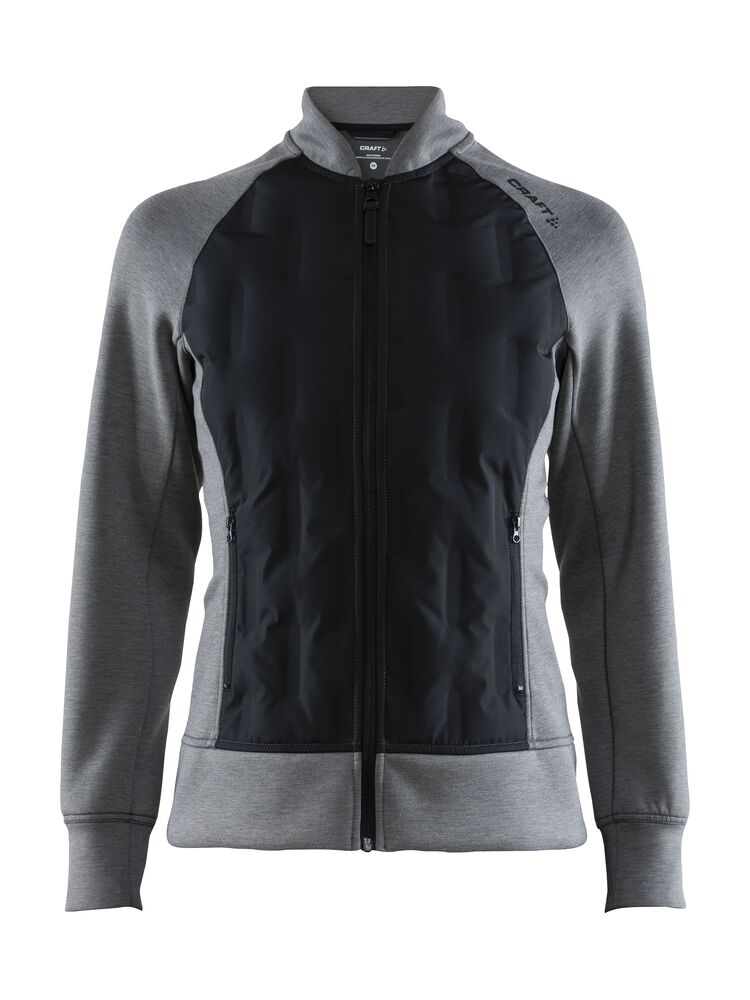 Craft Hybrid jacket W - DK GREY MELANGE-BLACK [975999] / XS