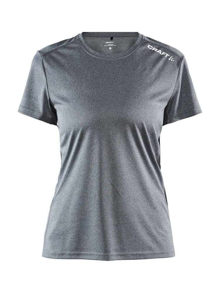 Rush SS Tee W från Craft i Dk grey melange