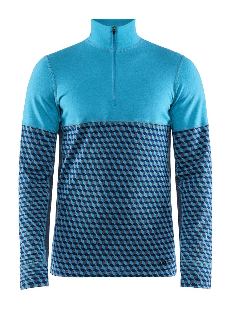 Merino 240 Zip M från Craft i Lazer-asphalt