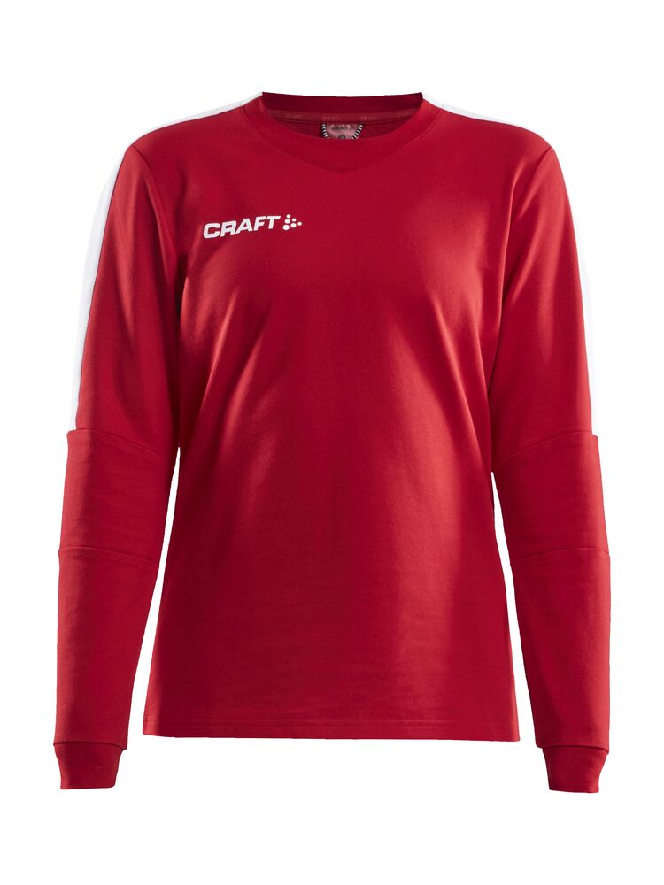 Craft Progress GK Sweatshirt W - BRIGHT RED-WHITE [430900] / XS