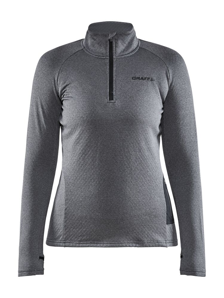 CORE Trim Thermal Midlayer W från Craft i Dk grey-melange