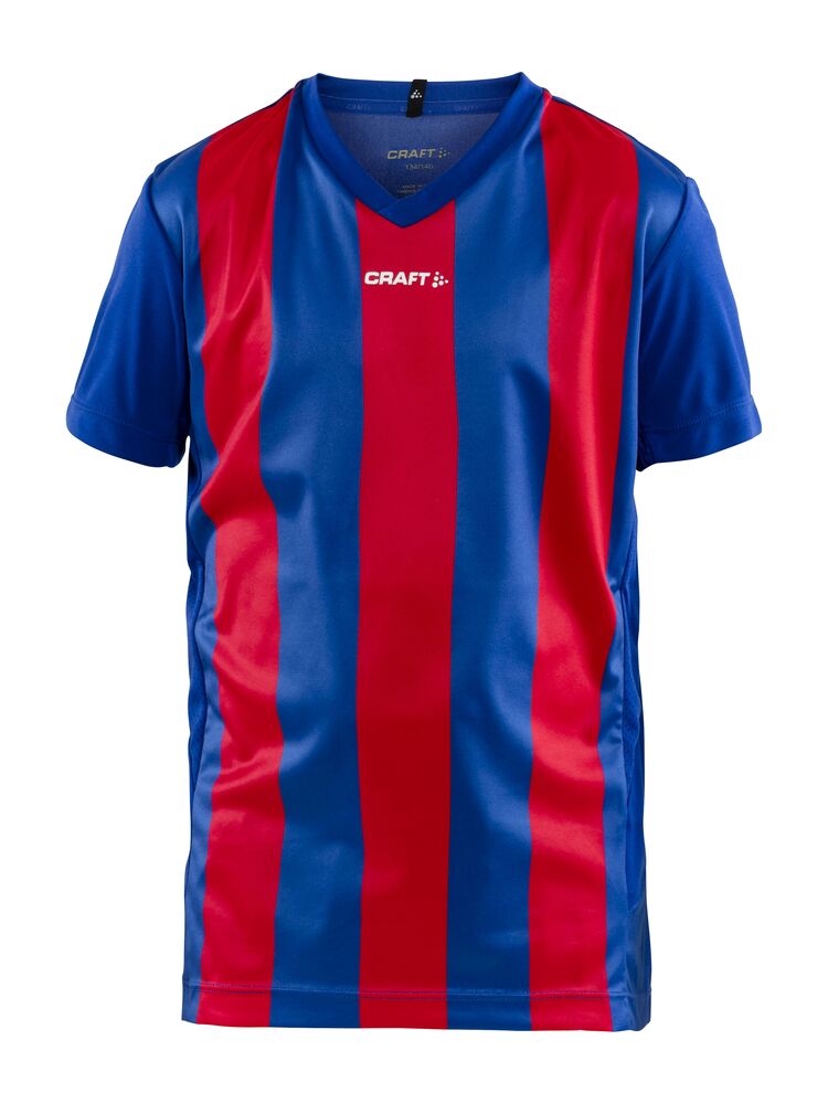 Progress Jersey Stripe Jr från Craft i Club cobolt/Bright red