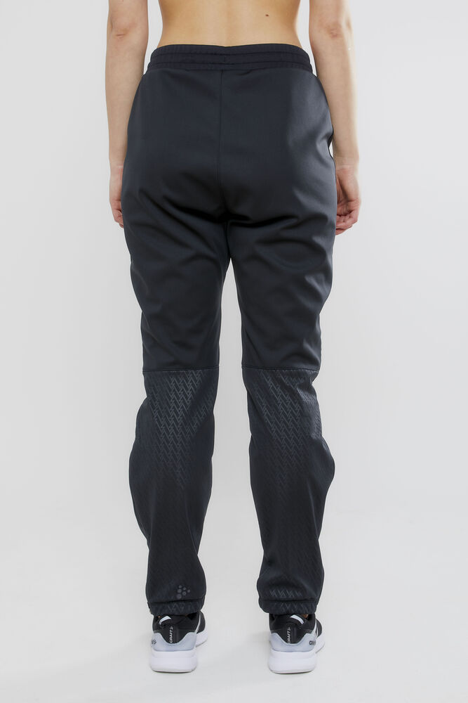 Craft Warm Train Pant W - BLACK-TRANSPARENT GREY [999003] / XS