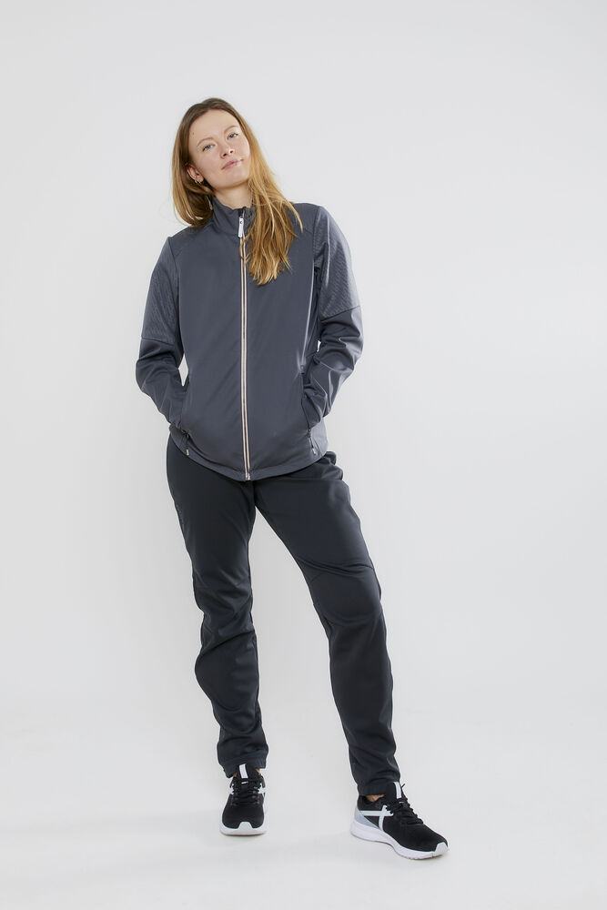 Craft Warm Train Pant W - BLACK-TRANSPARENT GREY [999003] / XS