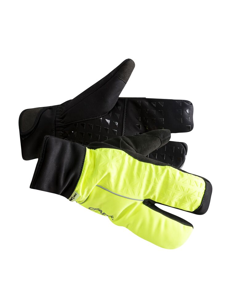 Craft Adv SubZ Siberian Split Finger glove - FLUMINO-BLACK [851999] / 10/L