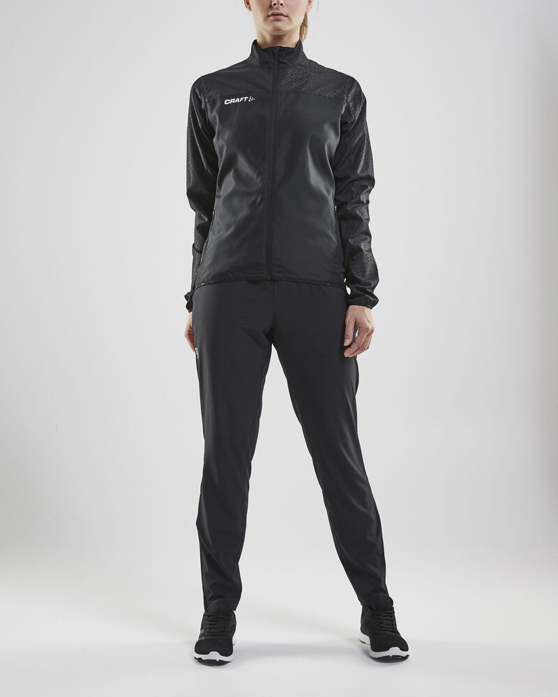 Craft Rush Wind Jkt W - Black AW25 [999000] / XS