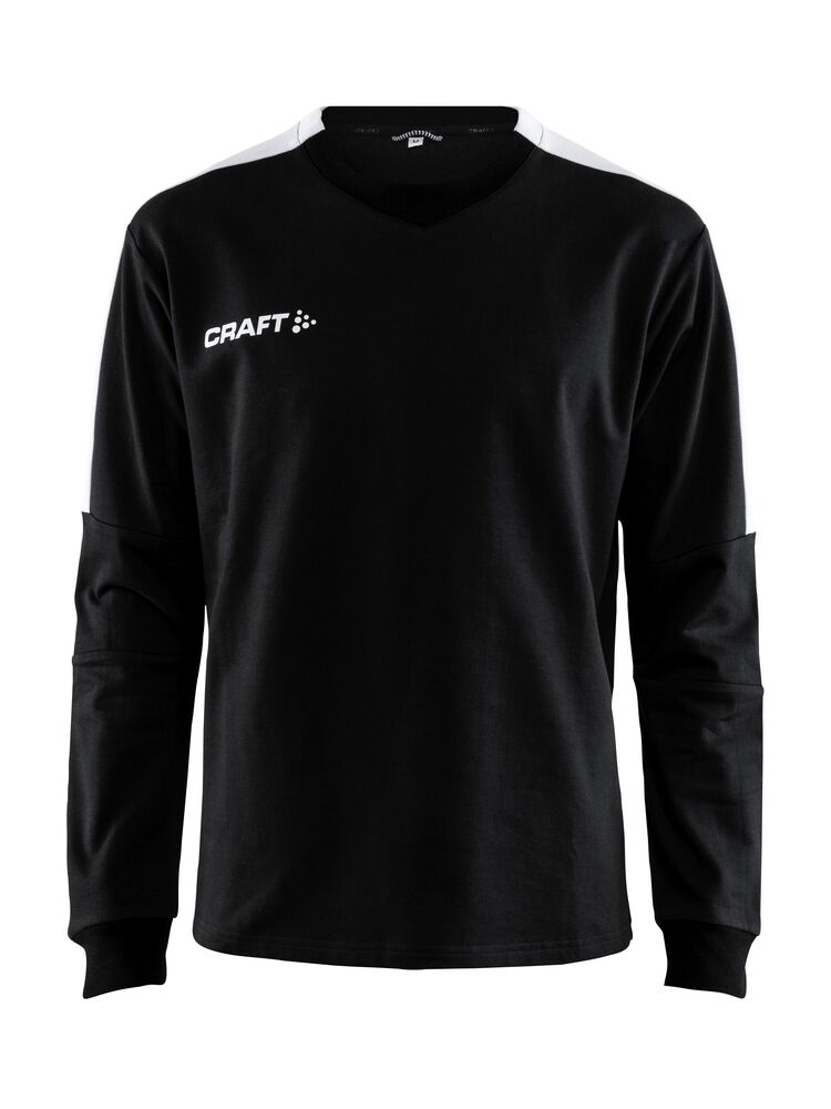 Craft Progress GK Sweatshirt M - Black/White AW25 [999900] / XS