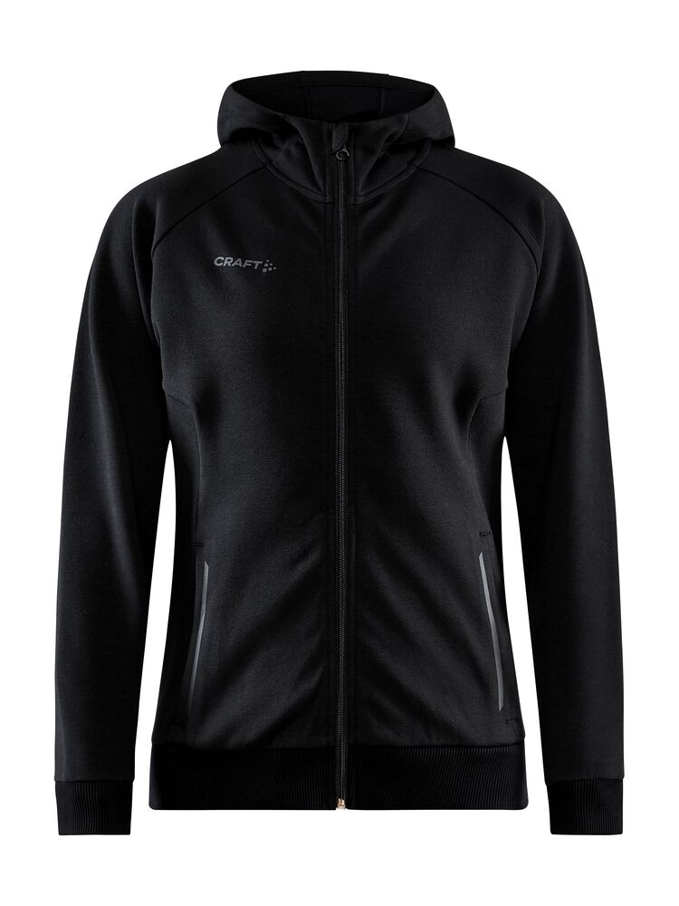 Craft CORE Soul Full Zip Hood W - Black AW25 [999000] / XS