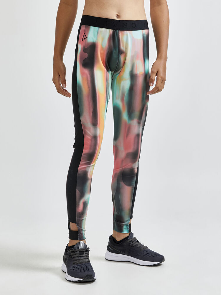 Craft CORE Focus contrast tights Jr - MULTI-BLACK [007999] / 134/140