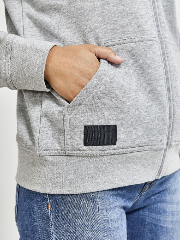 Craft CORE Craft zip hood W - GREY MELANGE [950000] / XS
