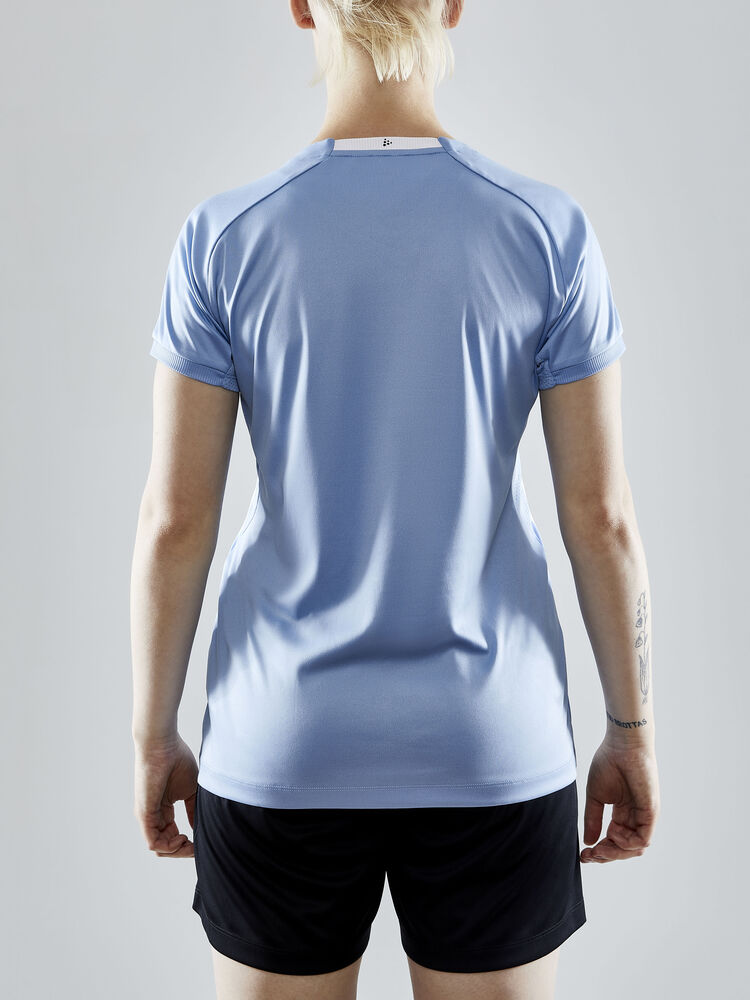 Craft Progress 2.0 Stripe Jersey W - MFF Blue/White [341900] / XS
