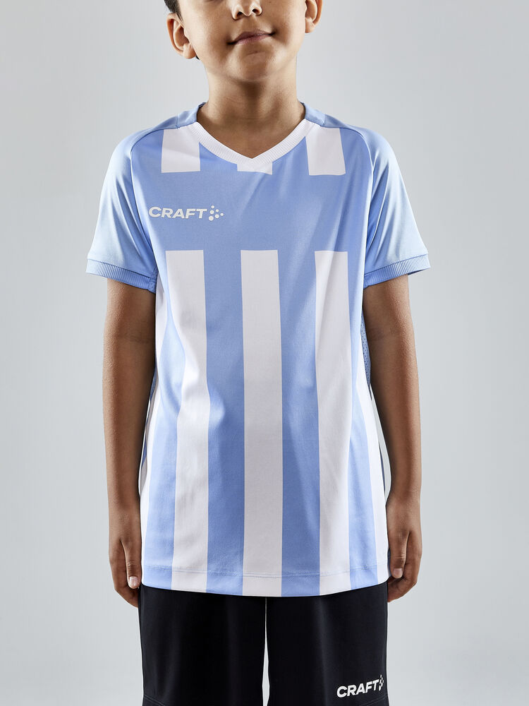 Craft Progress 2.0 Stripe Jersey Jr - MFF Blue/White [341900] / 122/128