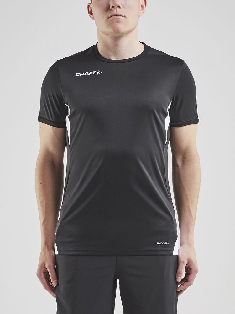 Craft PRO Control Impact Ss Tee M - Black/White AW25 [999900] / XS