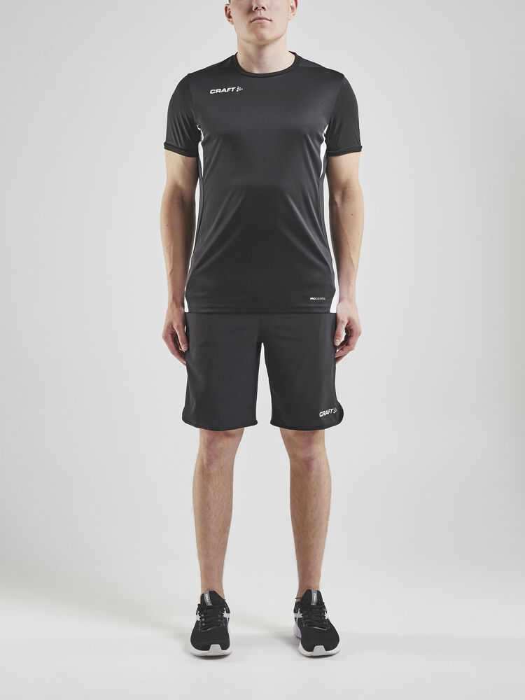 Craft PRO Control Impact Ss Tee M - Black/White AW25 [999900] / XS
