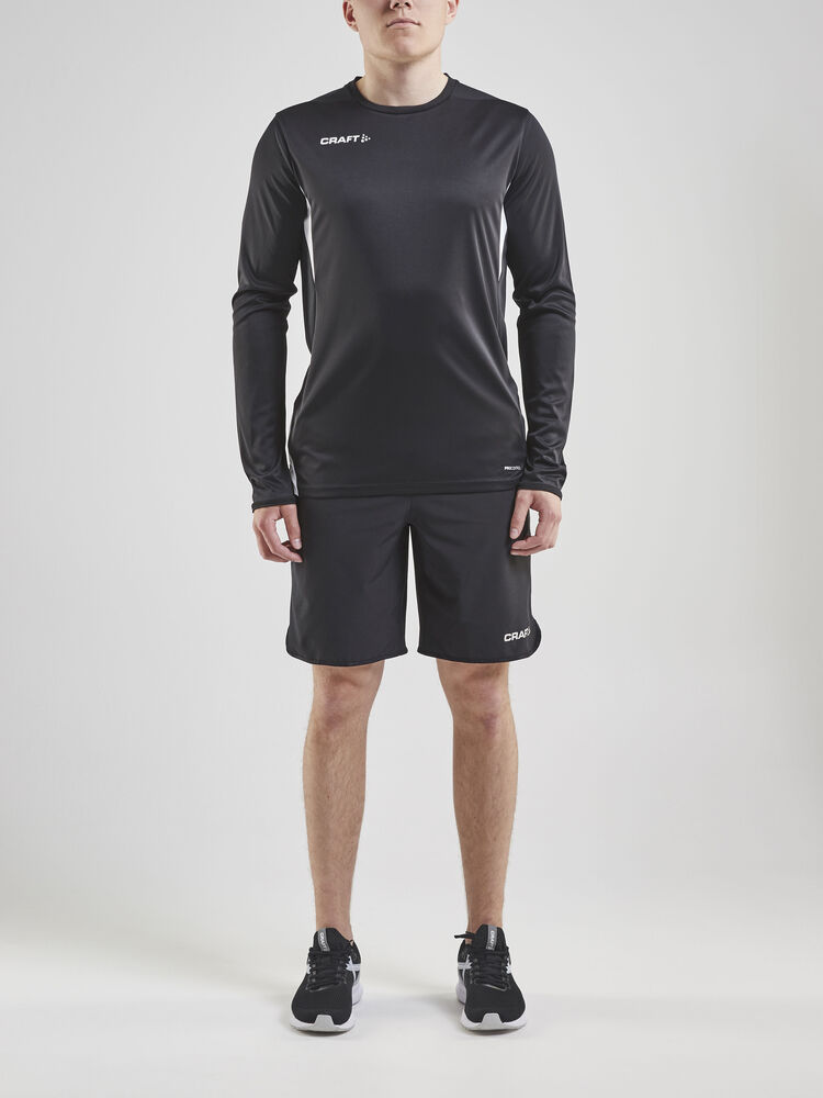 Craft PRO Control Impact Ls Tee M - Black/White AW25 [999900] / XS