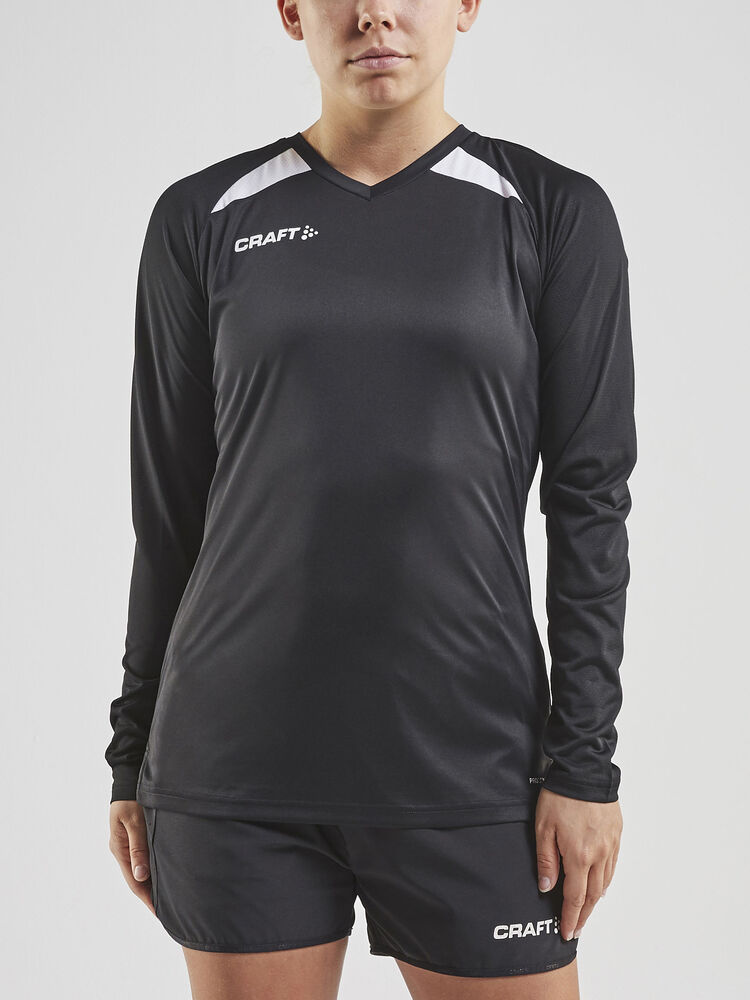 Craft PRO Control Impact Ls Tee W - Black/White AW25 [999900] / XS