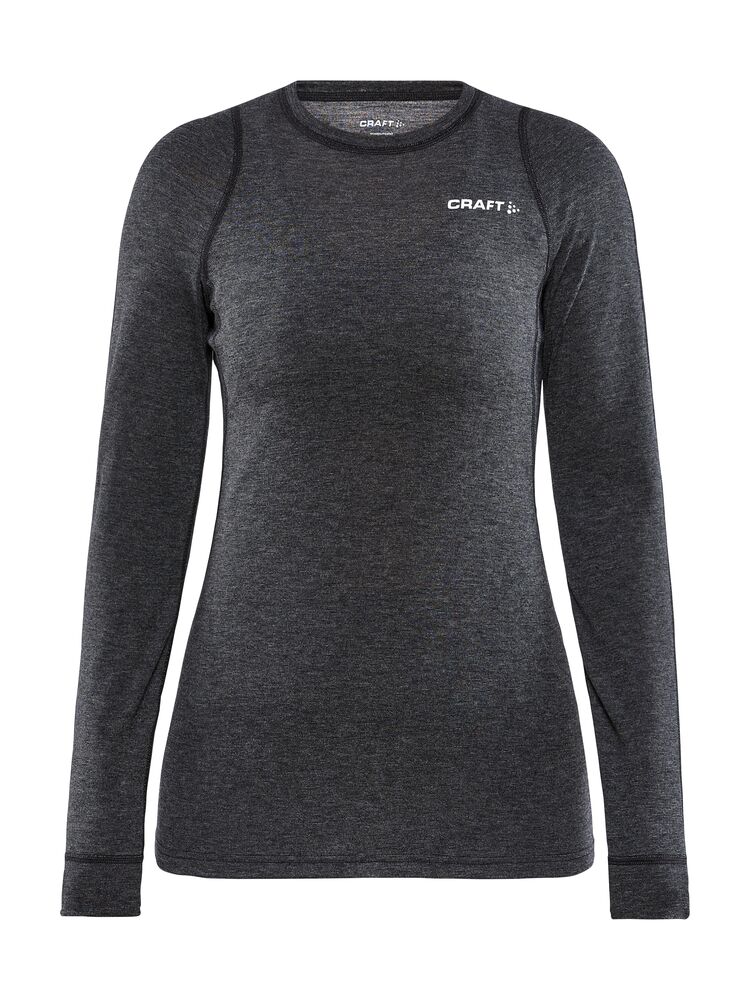 Craft Wool Merino Set W - BLACK MELANGE [998000] / XS