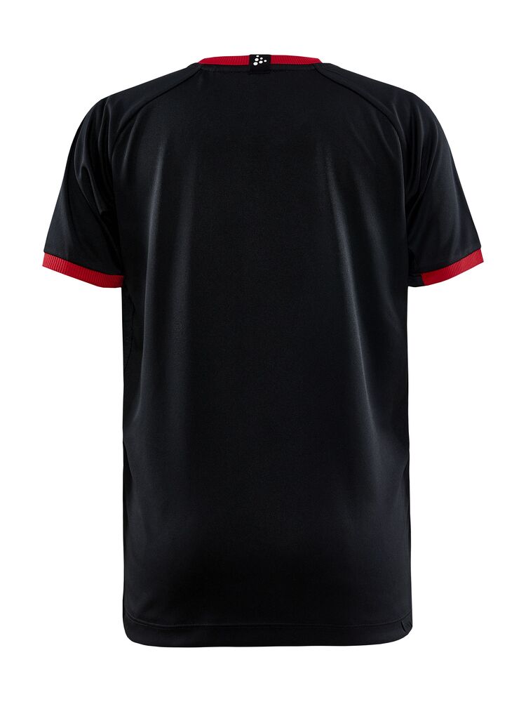 Craft Progress 2.0 Graphic Jersey Jr - BLACK-BRIGHT RED [999430] / 122/128
