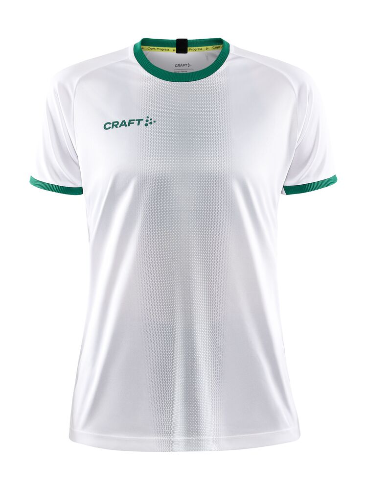 Progress 2.0 Graphic Jersey W från Craft i Vit/Team green