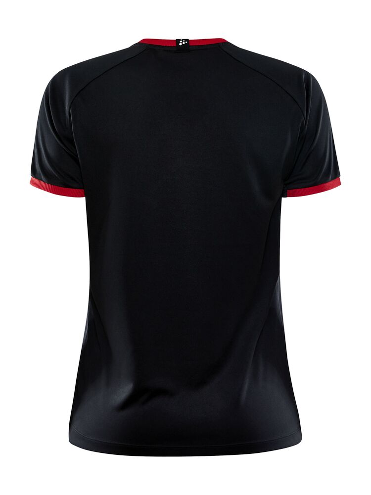 Craft Progress 2.0 Graphic Jersey W - BLACK-BRIGHT RED [999430] / XS