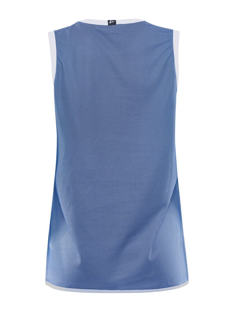 Craft Progress Reversible Basket Singlet W - CLUB COBOLT-WHITE [346900] / XS