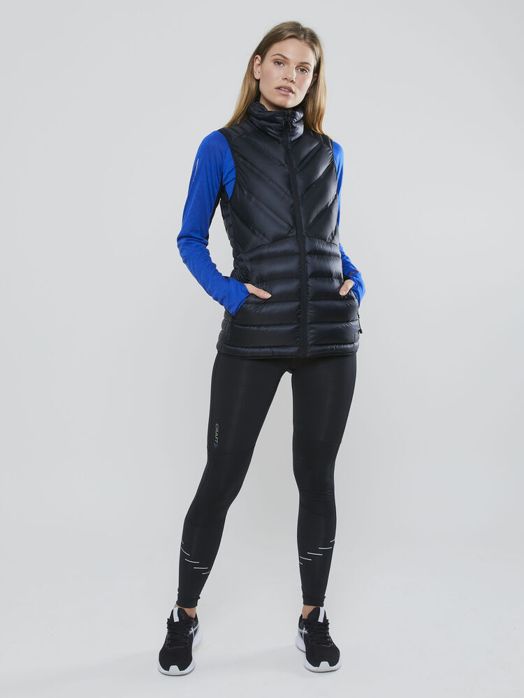 Craft Lt  down vest W - Black AW25 [999000] / XS