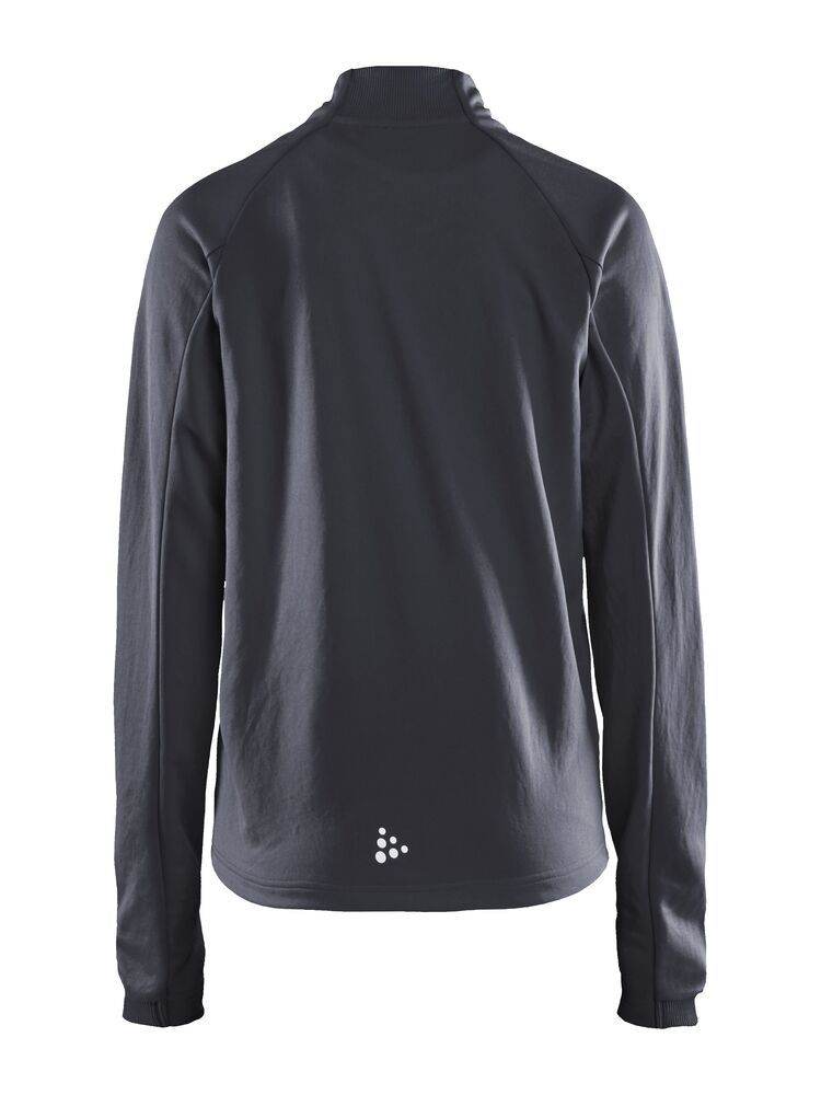 Craft Evolve Full Zip Jr - Asphalt (retail) [995000] / 122/128