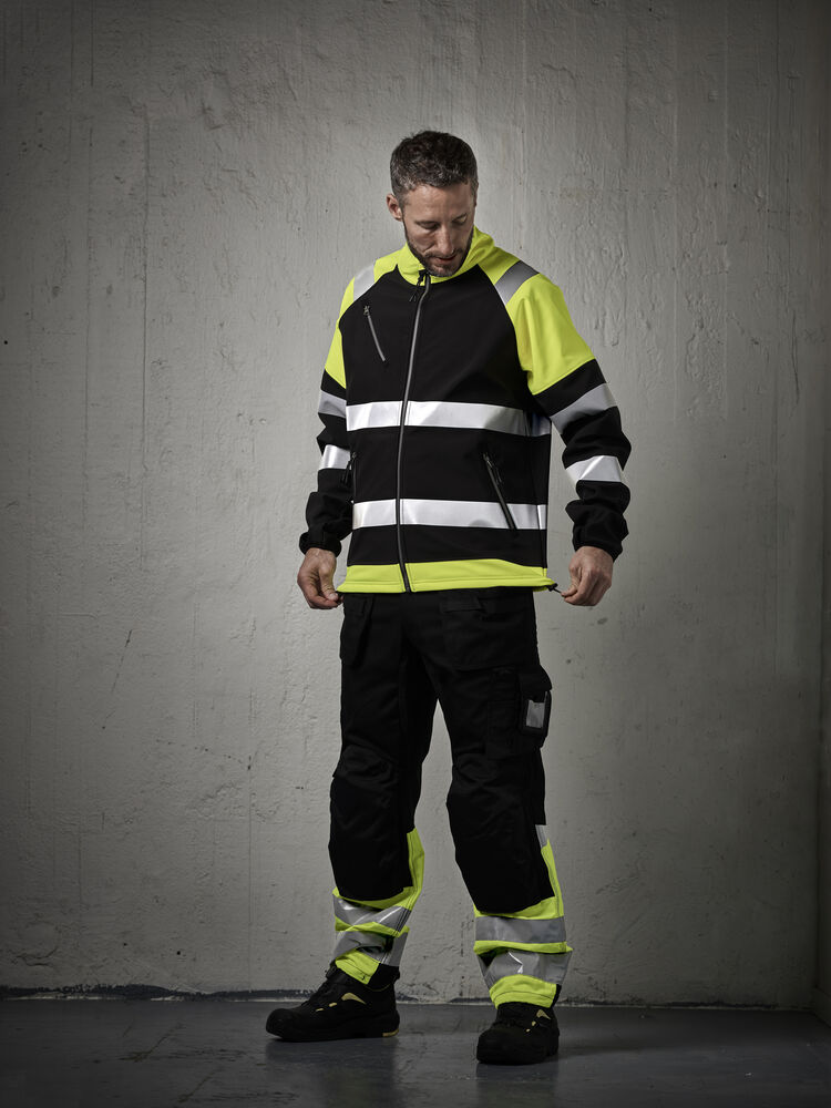 Jobman 2134 Hantverksbyxa Core Stretch Varsel, bild 10