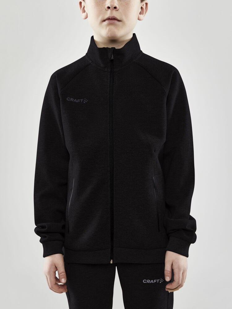 Craft CORE Soul Full Zip Jacket Jr - Black AW25 [999000] / 122/128