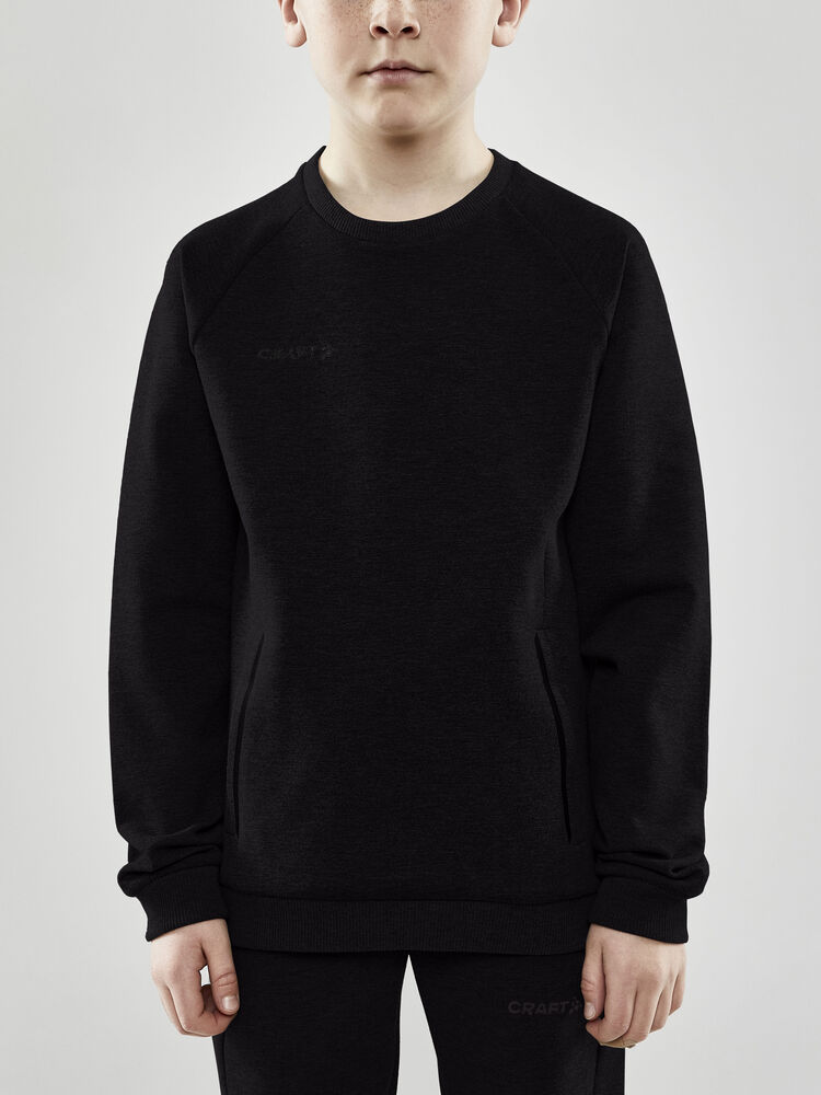 Craft CORE Soul Crew Sweatshirt Jr - Black AW25 [999000] / 122/128