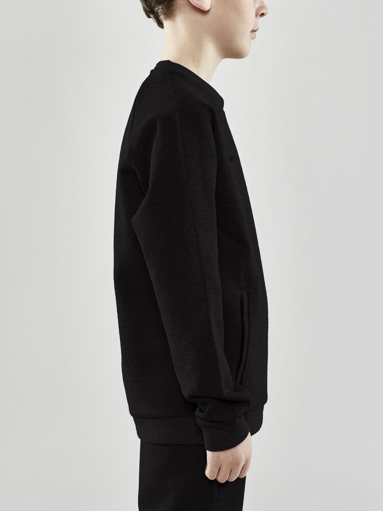 Craft CORE Soul Crew Sweatshirt Jr - Black AW25 [999000] / 122/128