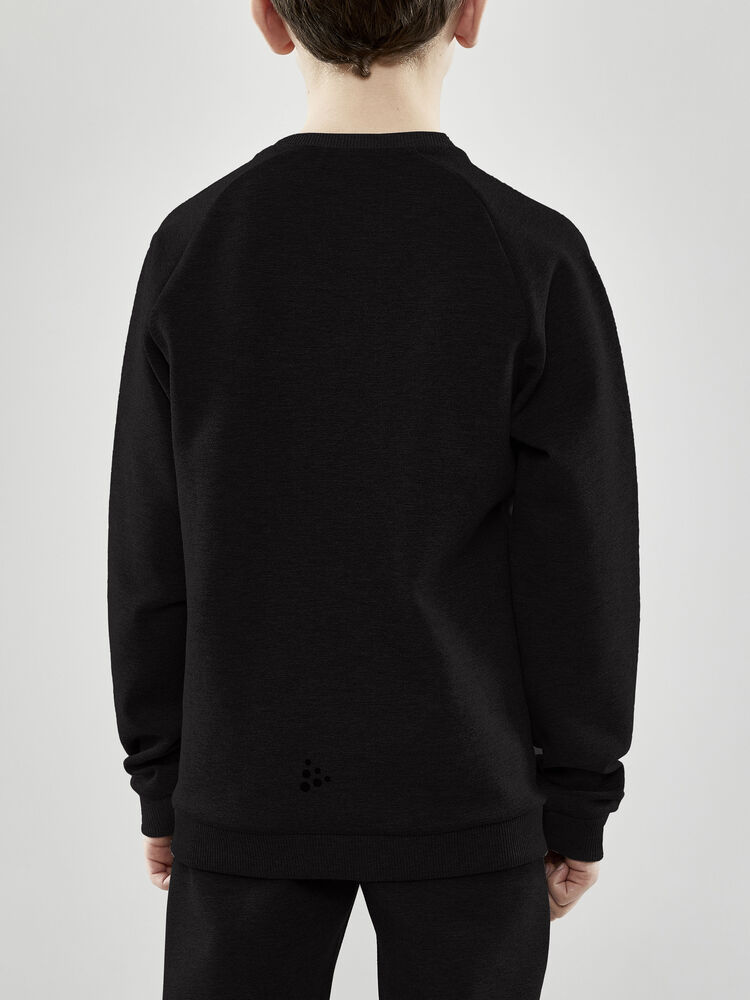 Craft CORE Soul Crew Sweatshirt Jr - Black AW25 [999000] / 122/128