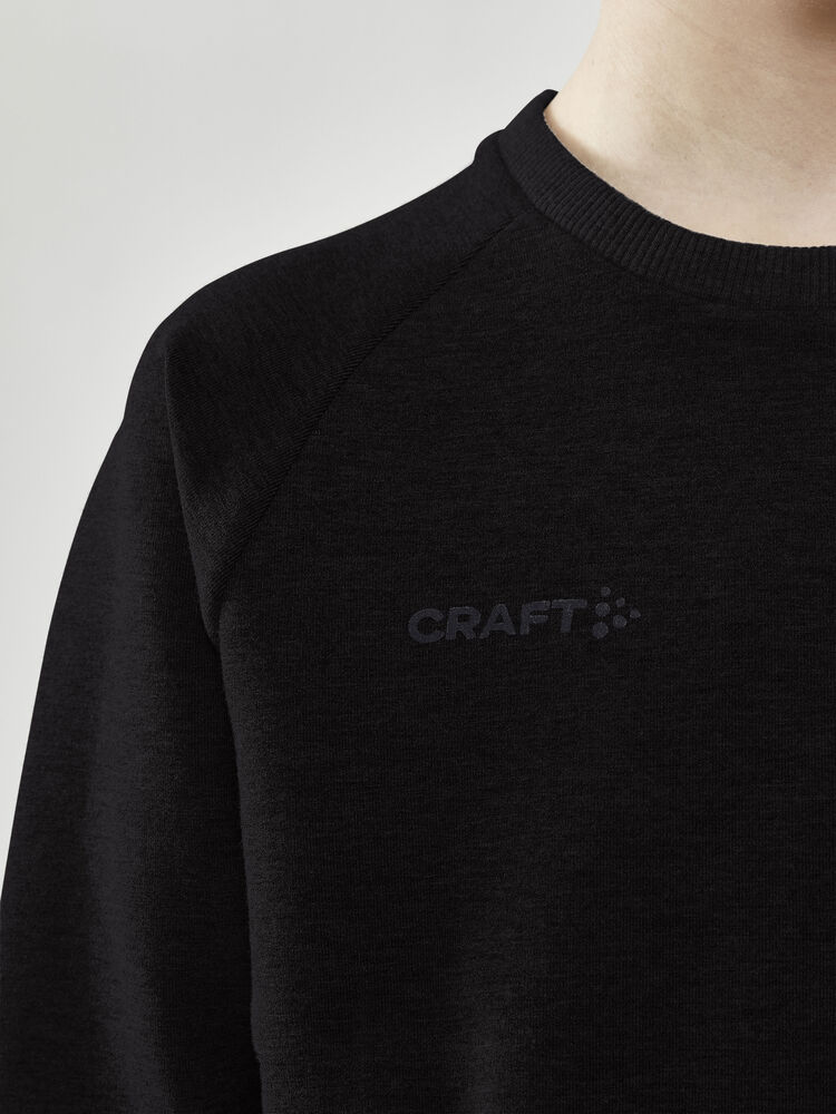 Craft CORE Soul Crew Sweatshirt Jr - Black AW25 [999000] / 122/128