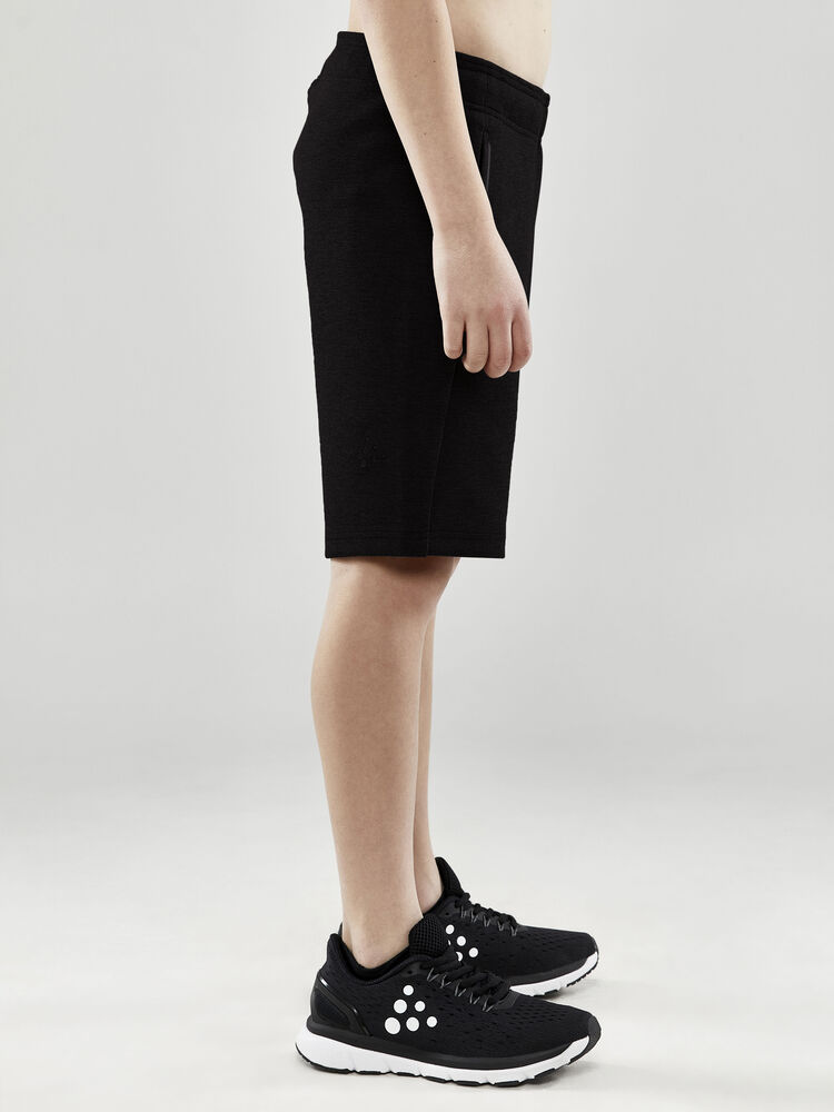 Craft CORE Soul Sweatshorts Jr - Black AW25 [999000] / 122/128