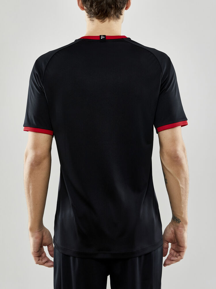 Craft Progress 2.0 Graphic Jersey M - BLACK-BRIGHT RED [999430] / XS