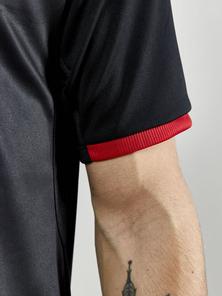 Craft Progress 2.0 Graphic Jersey M - BLACK-BRIGHT RED [999430] / XS