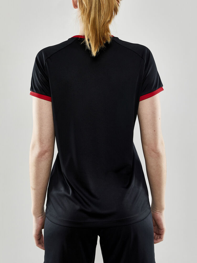 Craft Progress 2.0 Graphic Jersey W - BLACK-BRIGHT RED [999430] / XS