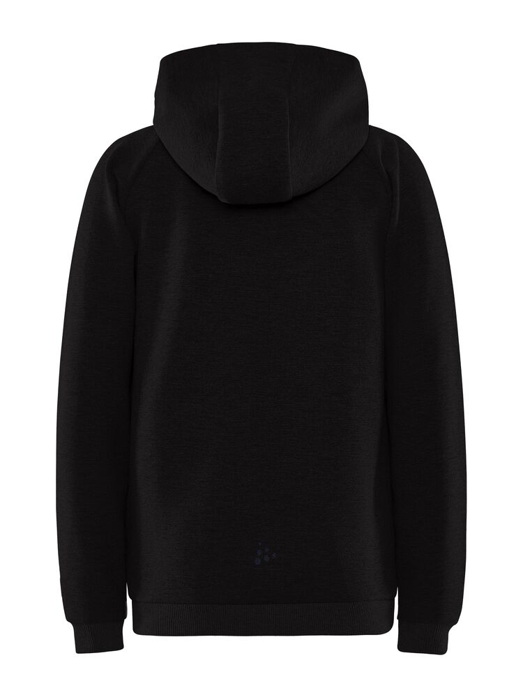 Craft CORE Soul Full Zip Hood Jr - Black AW25 [999000] / 122/128