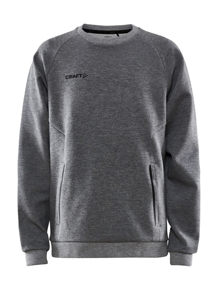 CORE Soul Crew Sweatshirt Jr från Craft i Dk grey melange