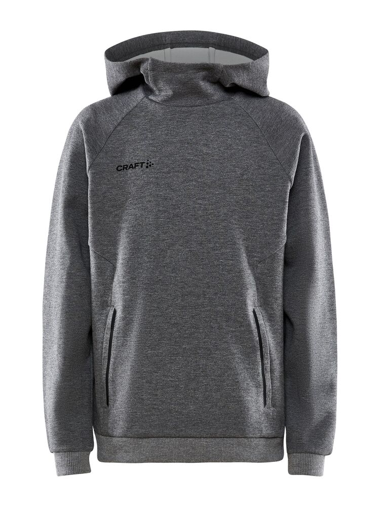 CORE Soul Hood Sweatshirt Jr från Craft i Dk grey melange