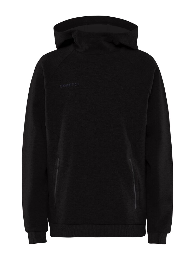 Craft CORE Soul Hood Sweatshirt Jr - Black AW25 [999000] / 122/128