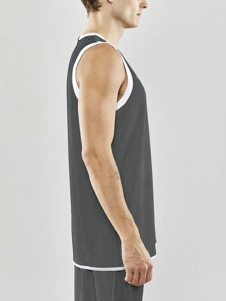 Craft Progress Reversible Basket Singlet M - Black/White AW25 [999900] / XS